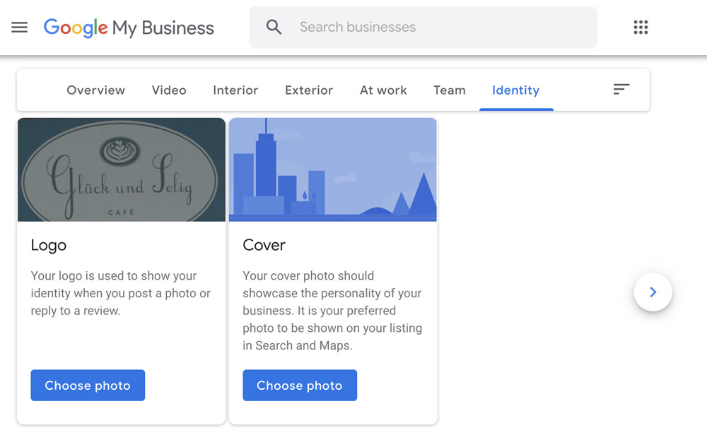 Google My Business - Identity Photos