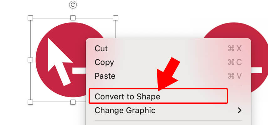 If you want to be able to change the color of your vector file in PowerPoint, then you'll need to convert your imported vector file into a shape. To convert a vector file in PowerPoint to a shape, right-click on the image and select "Convert to Shape."