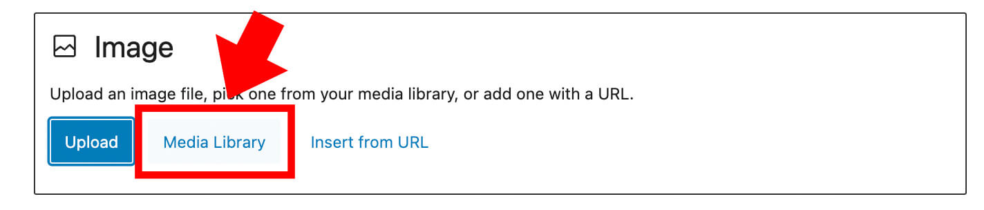 Choose Media library for your post's image upload option to add Alt Text to the Media Library and Post