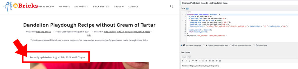Three ways to show latest updated date or modified date in WordPress ...