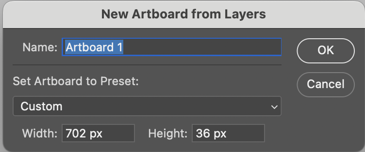 New Artboard from Layers