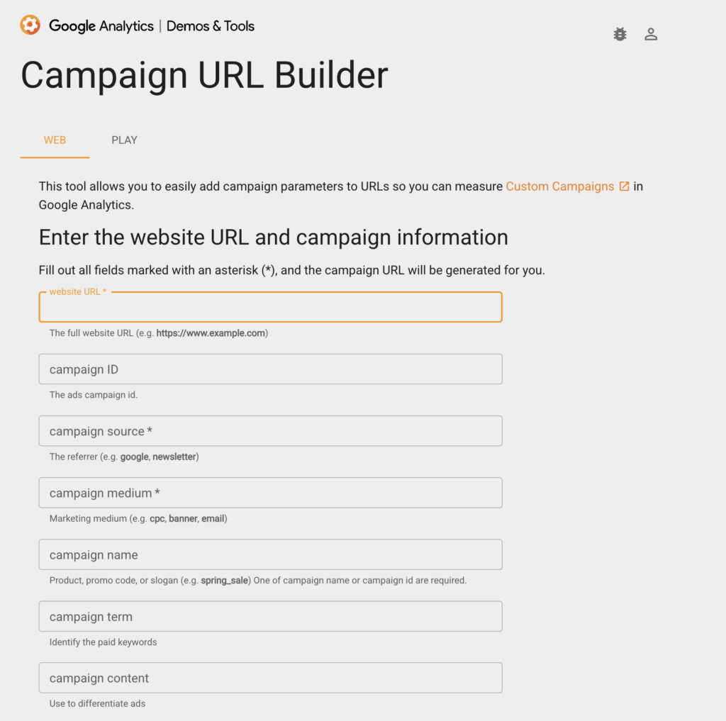 Google Analytics Campuaign URL Builder - perfect for QR codes