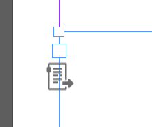 Primary text frame image icon in InDesign
