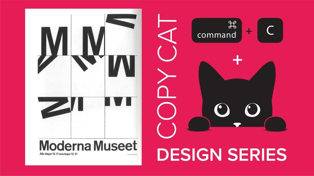 Copycat Design: Recreating the 1962 Moderna Museet Poster in Adobe Illustrator [EP06]