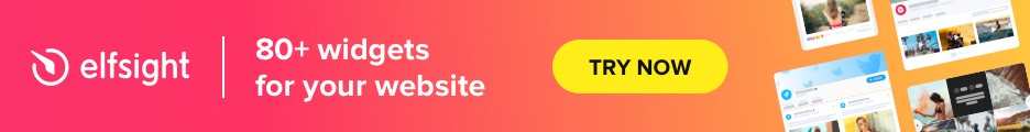 Elfsight advertisement - widgets for your website